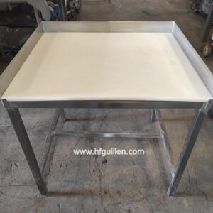 MESAS DE ACERO INOX CON TEFLÓN PARA CORTE (3 UDS.)