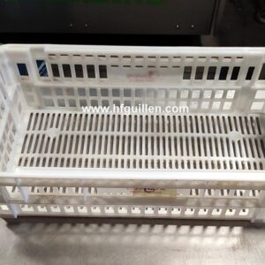 CAJAS DE PLÁSTICO CON REJILLA BLANCAS (10 UDS.)