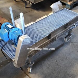 CINTA INTRALOX EN ACERO INOX CON RUEDAS