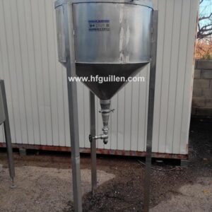 DEPÓSITO INOX DE FONDO CÓNICO