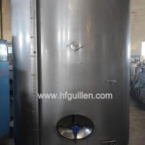 DEPÓSITO DE ACERO INOXIDABLE CON PATAS 5.000 LITROS