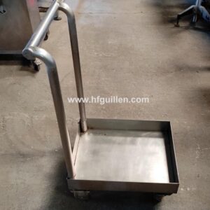 CARRO EN ACERO INOX CON RUEDAS