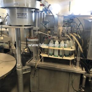 LLENADORA DE 6 BOQUILLAS CON TAPONADORA