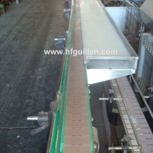 TRANSPORTADOR CON MESA DE LLENADO