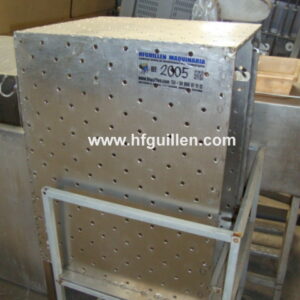 JAULA PERFORADA EN ACERO INOXIDABLE CON RUEDAS