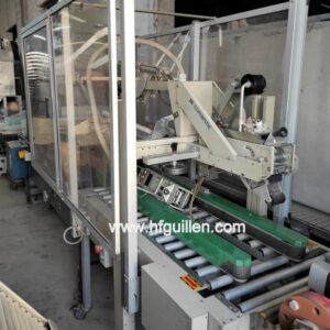 PRECINTADORA DE CAJAS CON PRENSA NEUMÁTICA COMARME GEM-F47