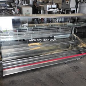 VITRINA EN ACERO INOXIDABLE CON CÁMARA