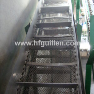 ELEVADOR CINTA DE MALLA EN ACERO INOX