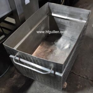 BALSA EN ACERO INOXIDABLE CON RUEDAS 270 LITROS