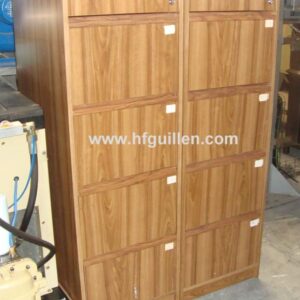 ARCHIVADORES DE MADERA CON 4 CAJONES