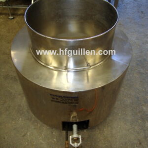 COCEDERO EN ACERO INOXIDABLE A GAS