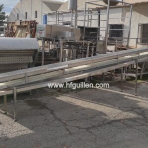 CINTA CON ELEVACIÓN INCLINADA CON BANDEJA