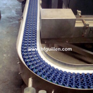 CINTA TRANSPORTADORA CURVA, LONGITUD TOTAL APROX. 4,5 M