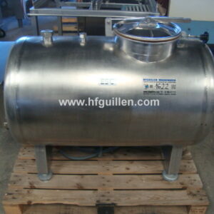 MEZCLADORA HORIZONTAL EN ACERO INOX CON BOMBA