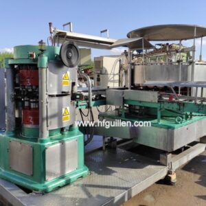 CERRADORA COMACO AGM 6 CON PLATO MOTORIZADO Y GRUPO DE VACÍO DE 24 VÁLVULAS ZILLI & BELLINI