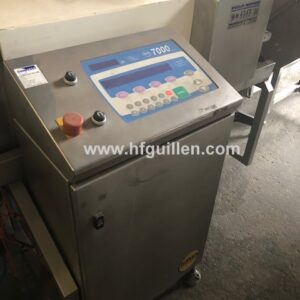 DETECTOR DE METALES  CON RECHAZO Y CONTROLADOR DE PESO