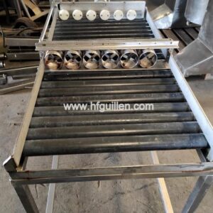 CORTADORA DE BARRAS CILÍNDRICAS EN 4 PARTES