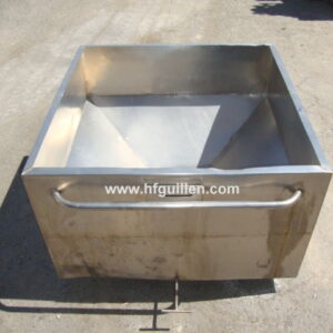 BALSA EN ACERO INOXIDABLE CON RUEDAS