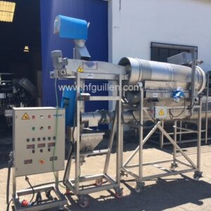 BOMBO ENHARINADOR CON SINFÍN Y CUADRO